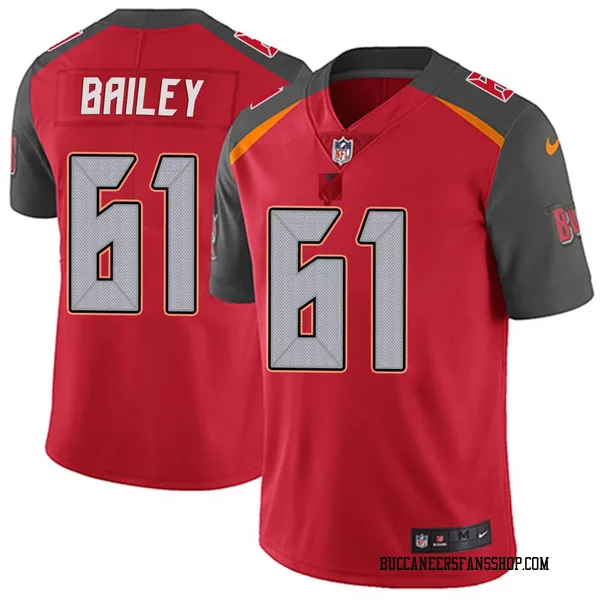 Youth Nike Tampa Bay Buccaneers Zack Bailey Team Color Vapor